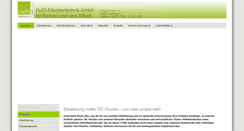 Desktop Screenshot of gudi-etikettiertechnik.de