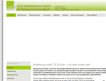 Tablet Screenshot of gudi-etikettiertechnik.de